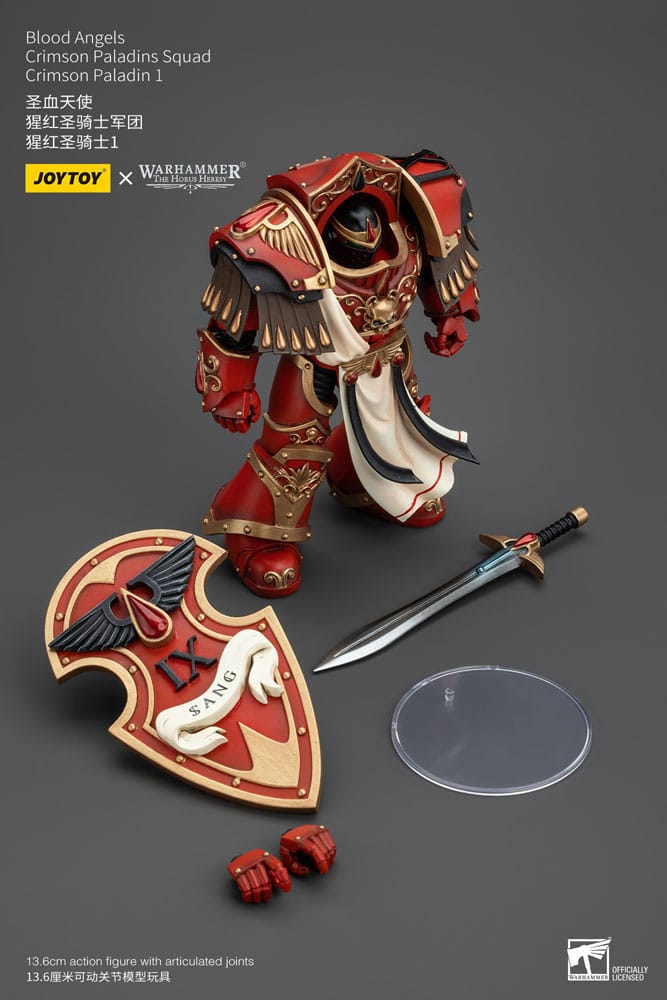 Warhammer The Horus Heresy Actionfigur 1/18 Blood Angels Crimson Paladins Squad Crimson Paladin 1 14 cm    - Versand: 5-7 Tage nach Bestellung