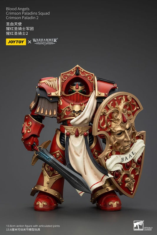 Warhammer The Horus Heresy Actionfigur 1/18 Blood Angels Crimson Paladins Squad Crimson Paladin 2 14 cm    - Versand: 5-7 Tage nach Bestellung