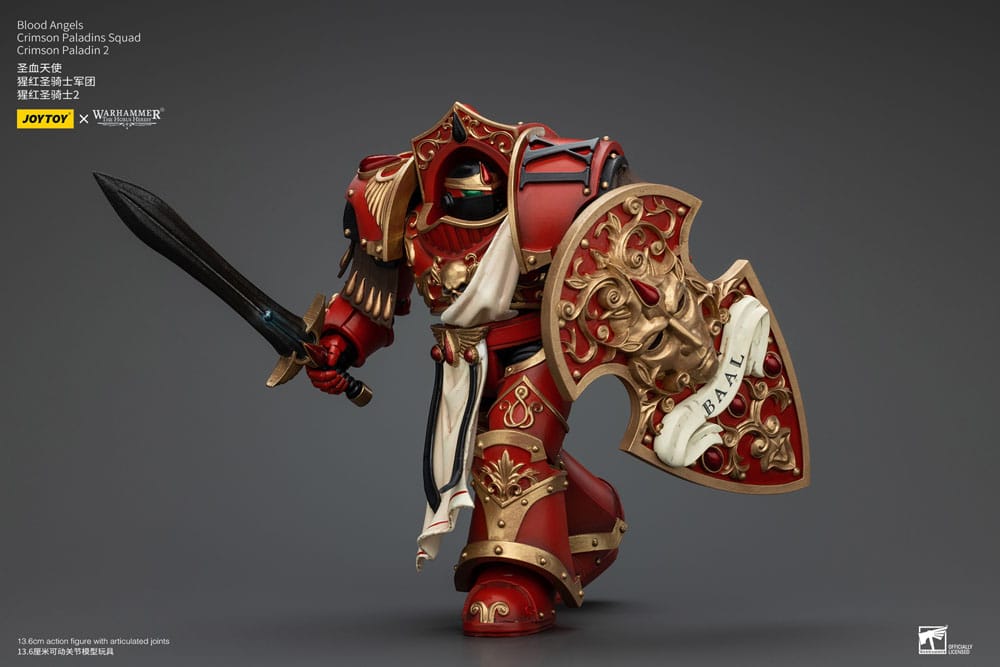 Warhammer The Horus Heresy Actionfigur 1/18 Blood Angels Crimson Paladins Squad Crimson Paladin 2 14 cm    - Versand: 5-7 Tage nach Bestellung