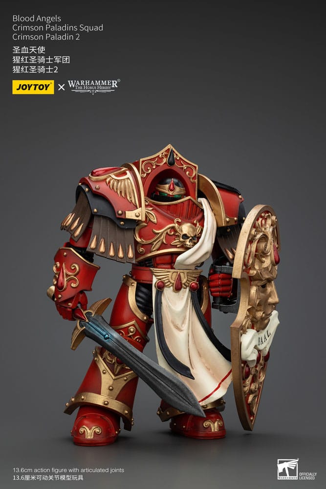 Warhammer The Horus Heresy Actionfigur 1/18 Blood Angels Crimson Paladins Squad Crimson Paladin 2 14 cm    - Versand: 5-7 Tage nach Bestellung