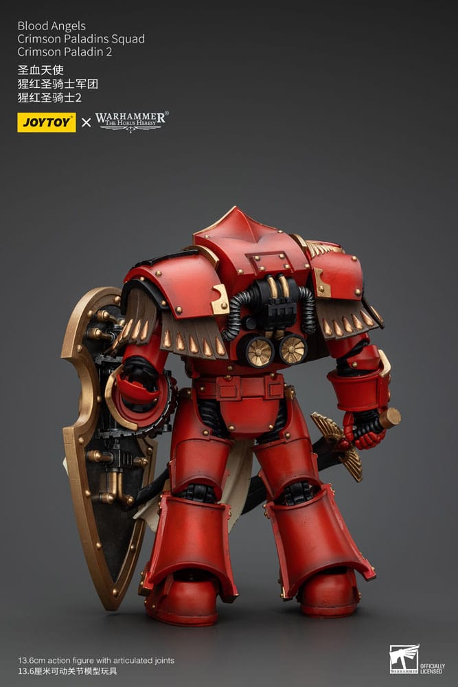 Warhammer The Horus Heresy Actionfigur 1/18 Blood Angels Crimson Paladins Squad Crimson Paladin 2 14 cm    - Versand: 5-7 Tage nach Bestellung