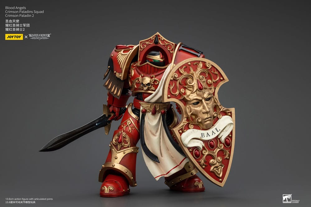 Warhammer The Horus Heresy Actionfigur 1/18 Blood Angels Crimson Paladins Squad Crimson Paladin 2 14 cm    - Versand: 5-7 Tage nach Bestellung