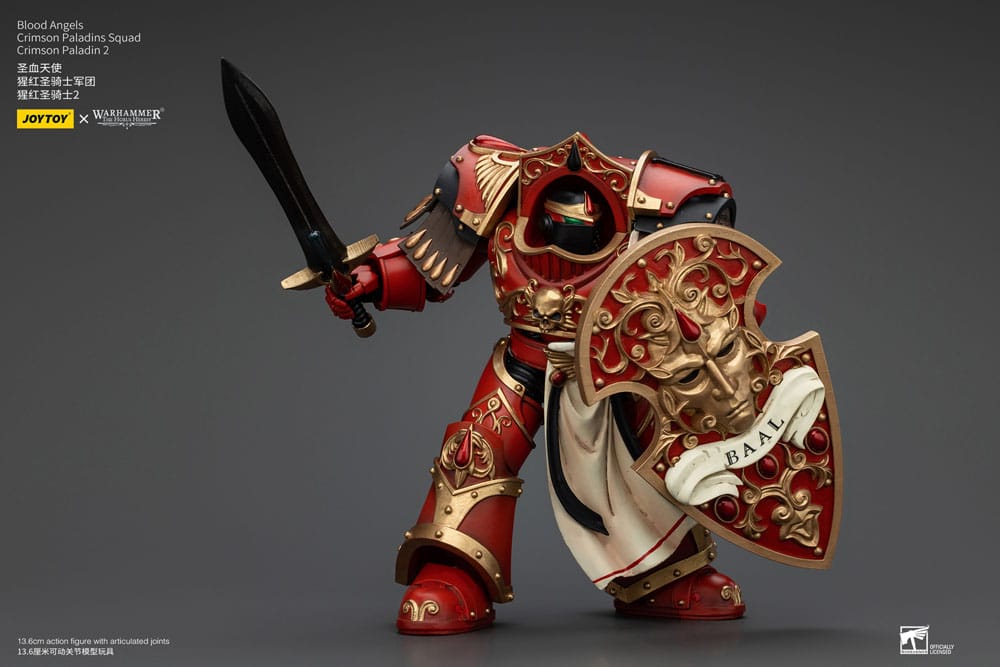 Warhammer The Horus Heresy Actionfigur 1/18 Blood Angels Crimson Paladins Squad Crimson Paladin 2 14 cm    - Versand: 5-7 Tage nach Bestellung