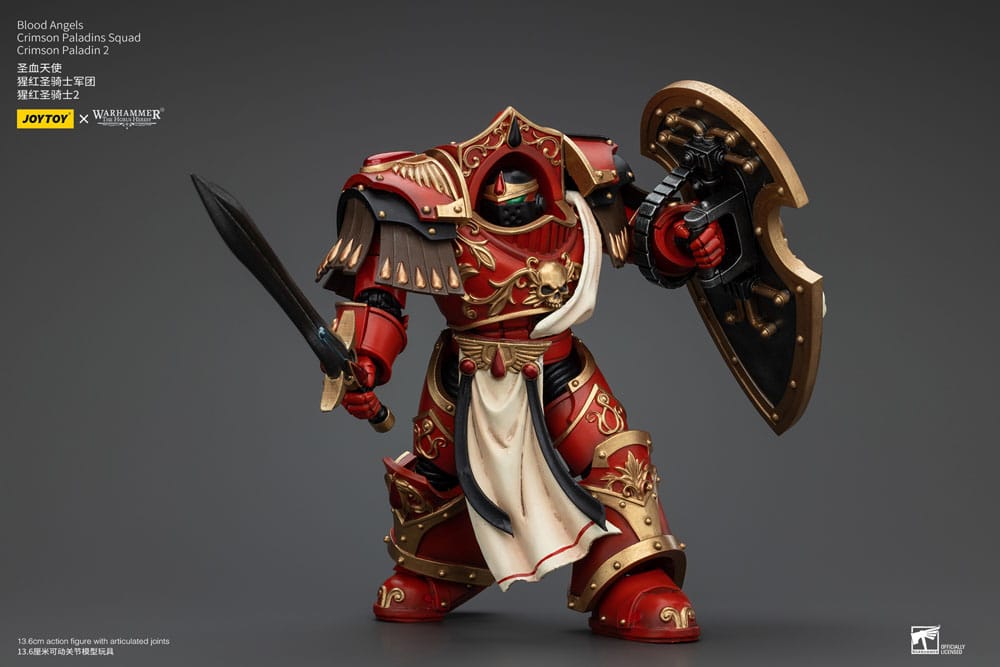 Warhammer The Horus Heresy Actionfigur 1/18 Blood Angels Crimson Paladins Squad Crimson Paladin 2 14 cm    - Versand: 5-7 Tage nach Bestellung