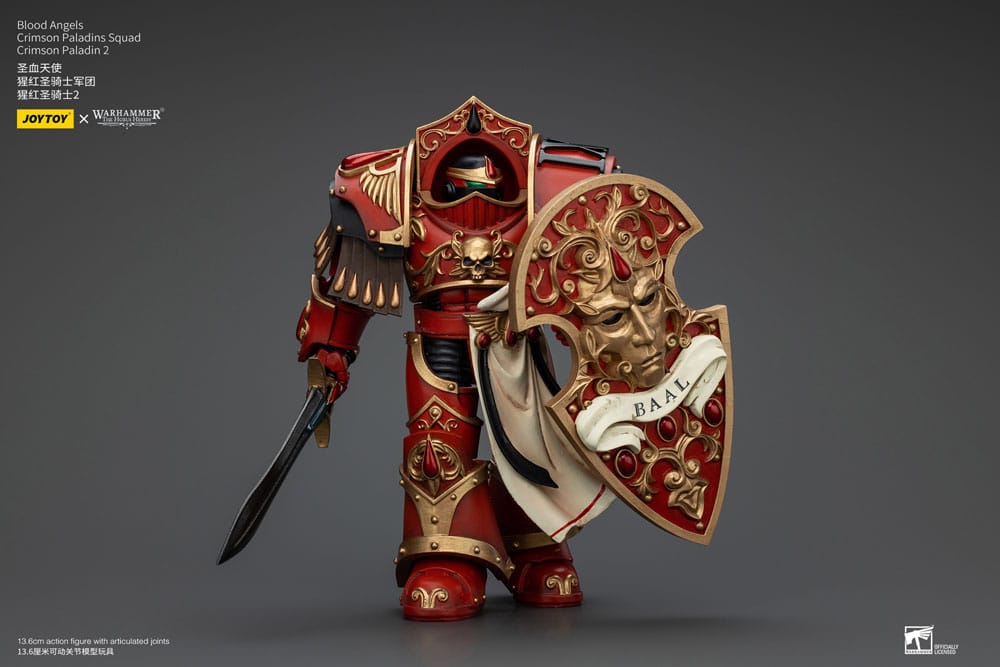 Warhammer The Horus Heresy Actionfigur 1/18 Blood Angels Crimson Paladins Squad Crimson Paladin 2 14 cm    - Versand: 5-7 Tage nach Bestellung