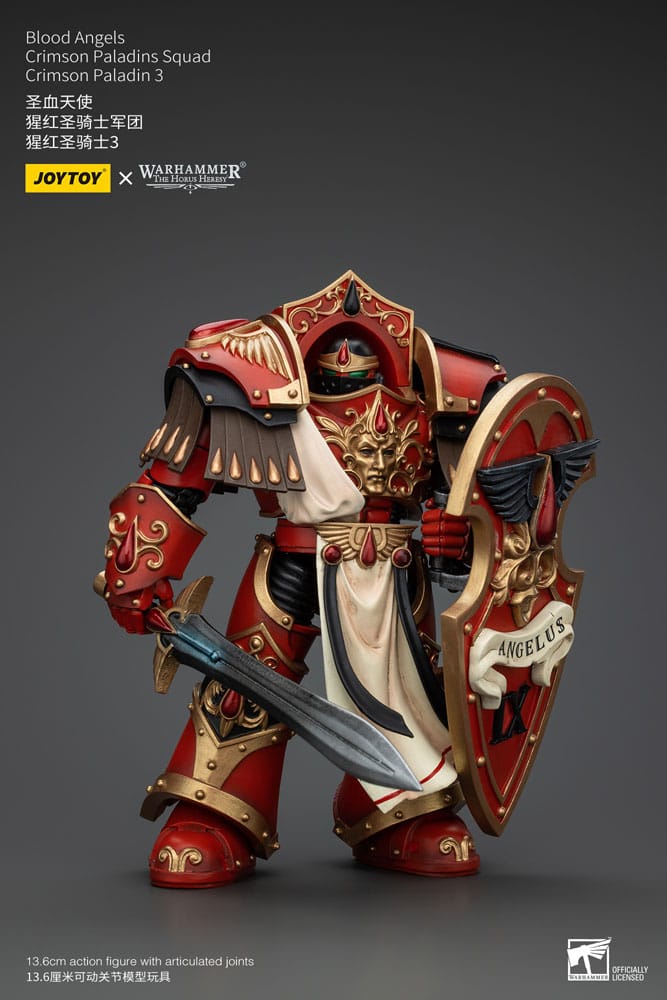 Warhammer The Horus Heresy Actionfigur 1/18 Blood Angels Crimson Paladins Squad Crimson Paladin 3 14 cm    - Versand: 5-7 Tage nach Bestellung