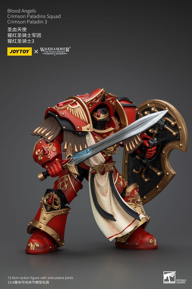 Warhammer The Horus Heresy Actionfigur 1/18 Blood Angels Crimson Paladins Squad Crimson Paladin 3 14 cm    - Versand: 5-7 Tage nach Bestellung