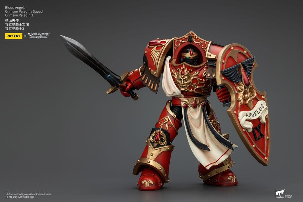 Warhammer The Horus Heresy Actionfigur 1/18 Blood Angels Crimson Paladins Squad Crimson Paladin 3 14 cm    - Versand: 5-7 Tage nach Bestellung