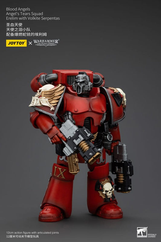 Warhammer The Horus Heresy Actionfigur 1/18 Blood Angels Angel's Tears SquadErelim with Volkite Serpentas 12 cm        - Preorder - ETA: 08.09.2025