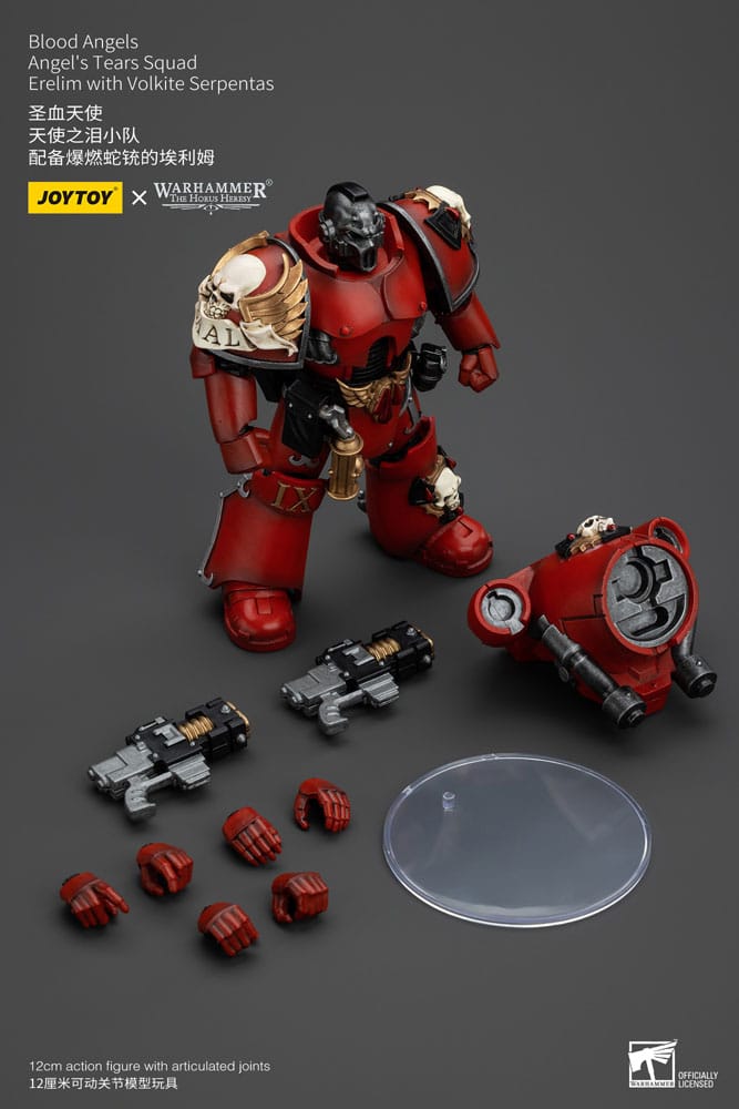 Warhammer The Horus Heresy Actionfigur 1/18 Blood Angels Angel's Tears SquadErelim with Volkite Serpentas 12 cm        - Preorder - ETA: 08.09.2025