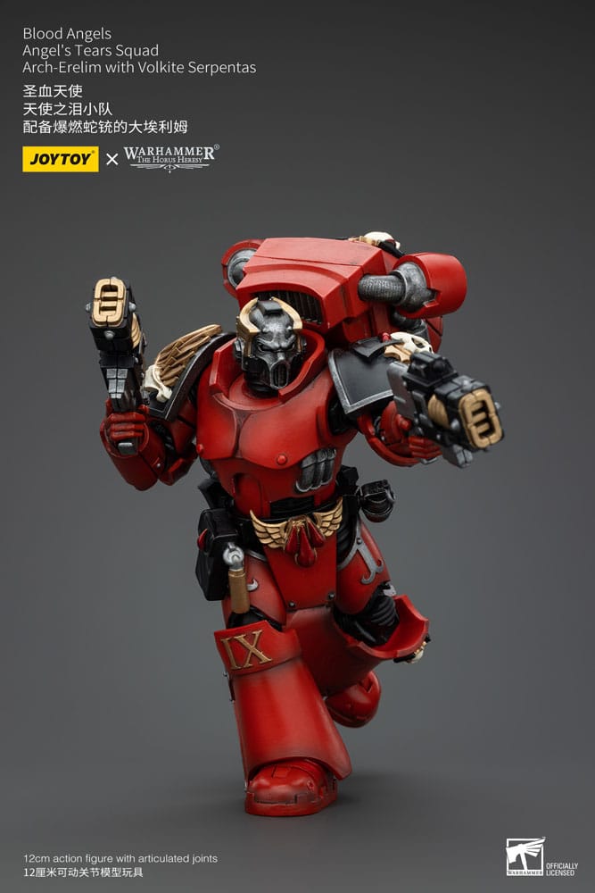 Warhammer The Horus Heresy Actionfigur 1/18 Blood Angels Angel's Tears Squad Arch-Erelim with Volkite Serpentas 12 cm        - Versand: 5-7 Tage nach Bestellung