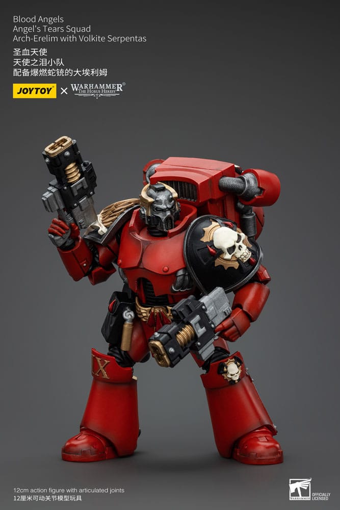 Warhammer The Horus Heresy Actionfigur 1/18 Blood Angels Angel's Tears Squad Arch-Erelim with Volkite Serpentas 12 cm        - Versand: 5-7 Tage nach Bestellung