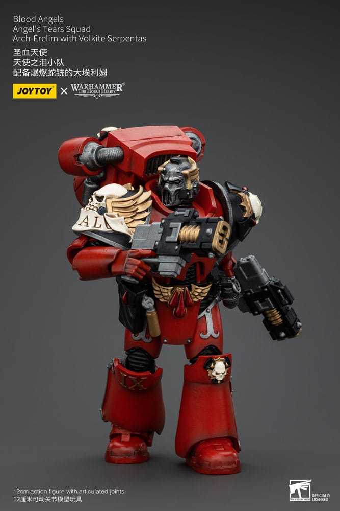 Warhammer The Horus Heresy Actionfigur 1/18 Blood Angels Angel's Tears Squad Arch-Erelim with Volkite Serpentas 12 cm        - Versand: 5-7 Tage nach Bestellung
