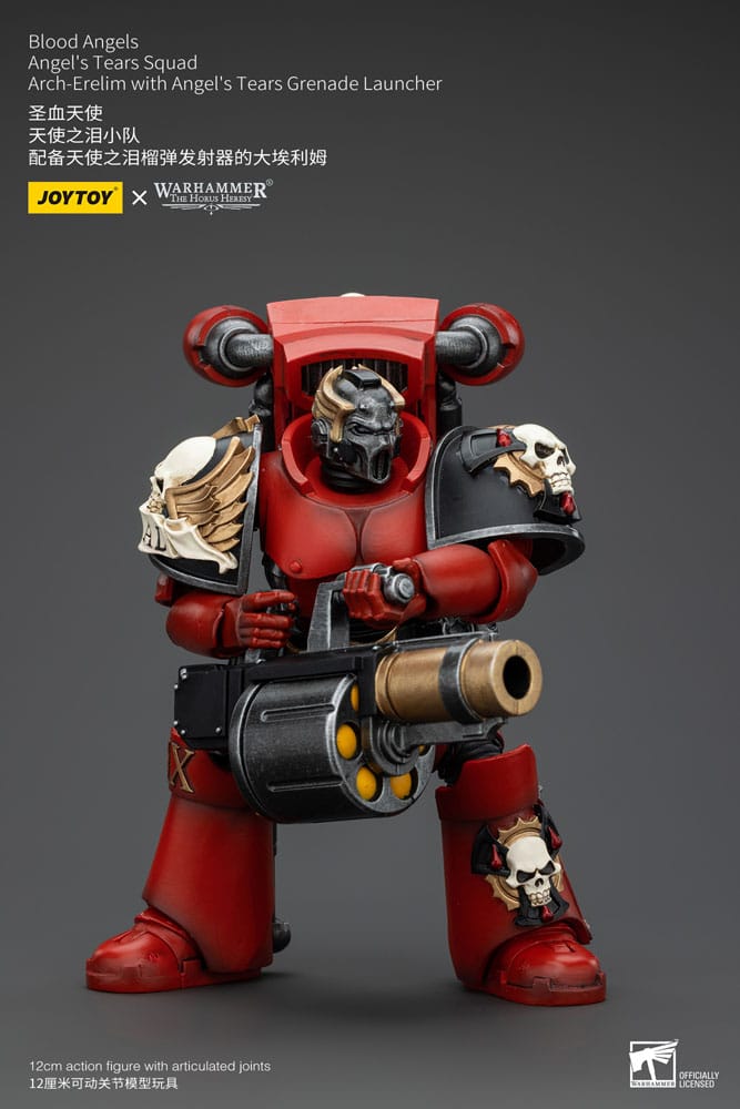 Warhammer The Horus Heresy Actionfigur 1/18 Blood Angels Angel's Tears Squad Arch-Erelim with Angel's Tears Grenade Launcher 12 cm        - Preorder - ETA: 12.12.2025