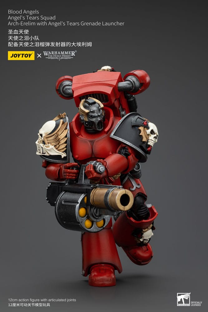 Warhammer The Horus Heresy Actionfigur 1/18 Blood Angels Angel's Tears Squad Arch-Erelim with Angel's Tears Grenade Launcher 12 cm        - Preorder - ETA: 12.12.2025
