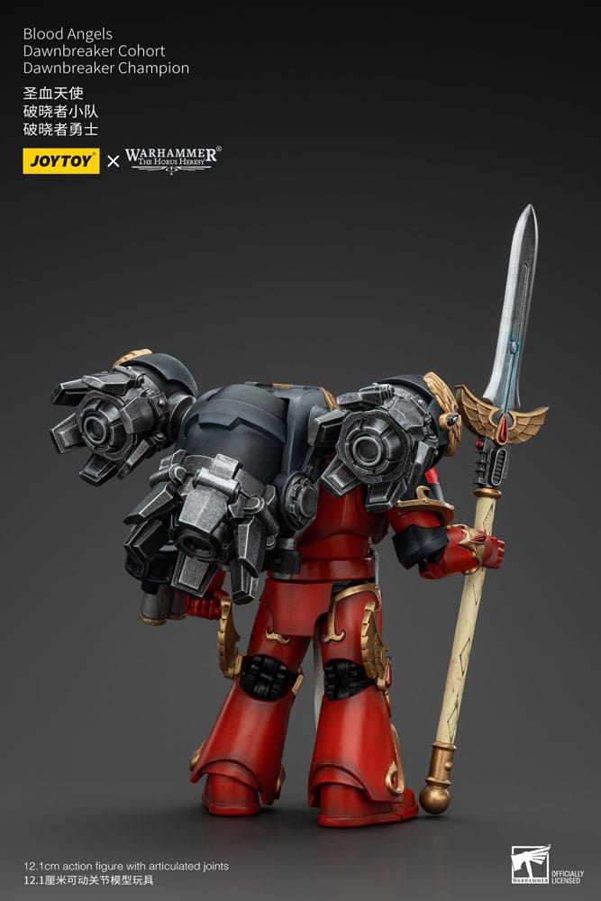 Warhammer The Horus Heresy Actionfigur 1/18 Blood Angels Dawnbreaker Cohort Dawnbreaker Champion 13 cm         - Versand: 5-7 Tage nach Bestellung