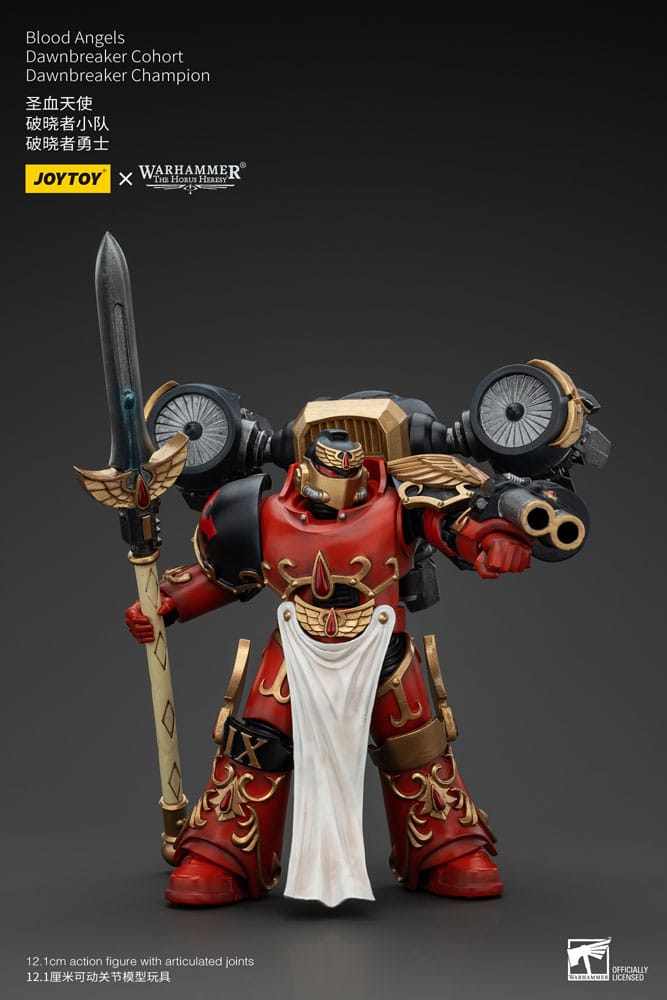 Warhammer The Horus Heresy Actionfigur 1/18 Blood Angels Dawnbreaker Cohort Dawnbreaker Champion 13 cm         - Versand: 5-7 Tage nach Bestellung