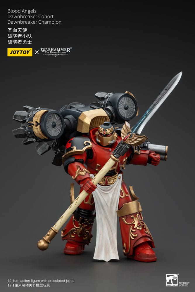 Warhammer The Horus Heresy Actionfigur 1/18 Blood Angels Dawnbreaker Cohort Dawnbreaker Champion 13 cm         - Versand: 5-7 Tage nach Bestellung