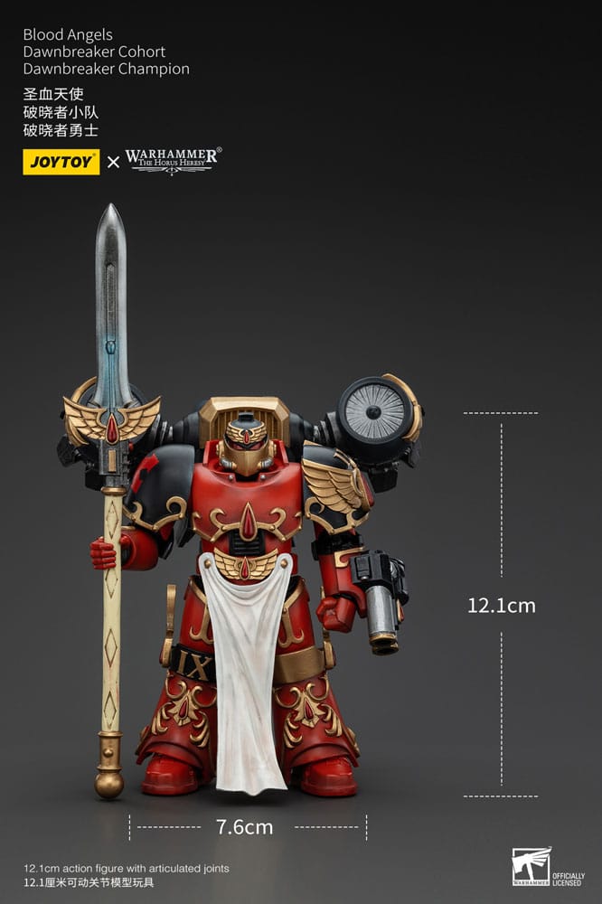Warhammer The Horus Heresy Actionfigur 1/18 Blood Angels Dawnbreaker Cohort Dawnbreaker Champion 13 cm         - Versand: 5-7 Tage nach Bestellung