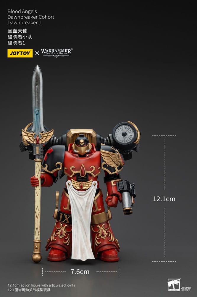 Warhammer The Horus Heresy Actionfigur 1/18 Blood Angels Dawnbreaker Cohort Dawnbreaker 1 13 cm         - Versand: 5-7 Tage nach Bestellung