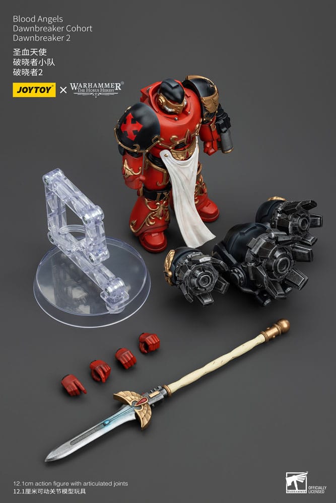 Warhammer The Horus Heresy Actionfigur 1/18 Blood Angels Dawnbreaker Cohort Dawnbreaker 2 13 cm         - Versand: 5-7 Tage nach Bestellung