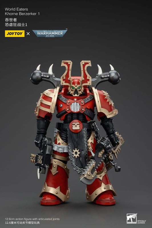 Warhammer 40k Actionfigur 1/18 World Eaters Khorne Berzerker 1 13 cm            - Versand: 5-7 Tage nach Bestellung