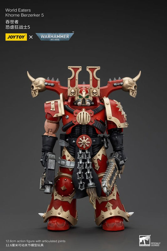 Warhammer 40k Actionfigur 1/18 World Eaters Khorne Berzerker 5 13 cm            - Versand: 5-7 Tage nach Bestellung