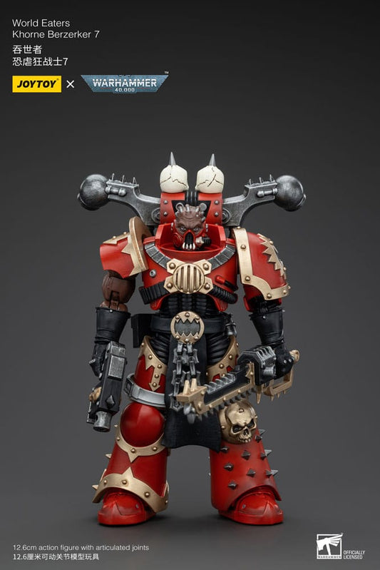 Warhammer 40k Actionfigur 1/18 World Eaters Khorne Berzerker 7 13 cm            - Versand: 5-7 Tage nach Bestellung
