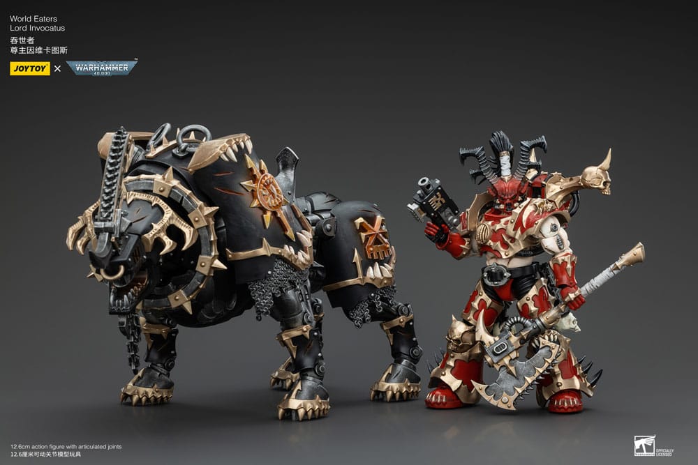 Warhammer 40k Actionfigur 1/18 World Eaters Lord Invocatus 13 cm             - Versand: 5-7 Tage nach Bestellung