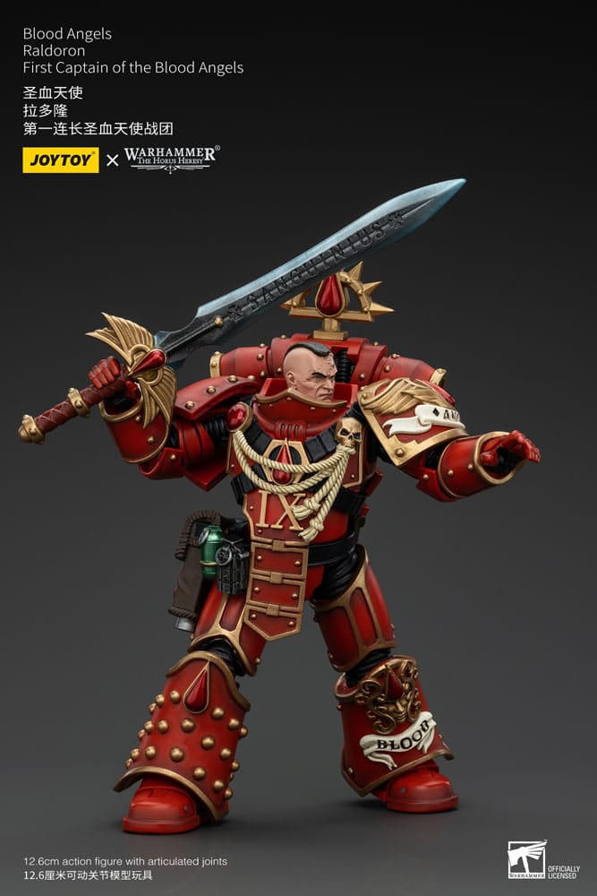 Warhammer The Horus Heresy Actionfigur 1/18 Blood Angels Raldoron First Captain of the Blood Angels 13 cm         - Versand: 5-7 Tage nach Bestellung