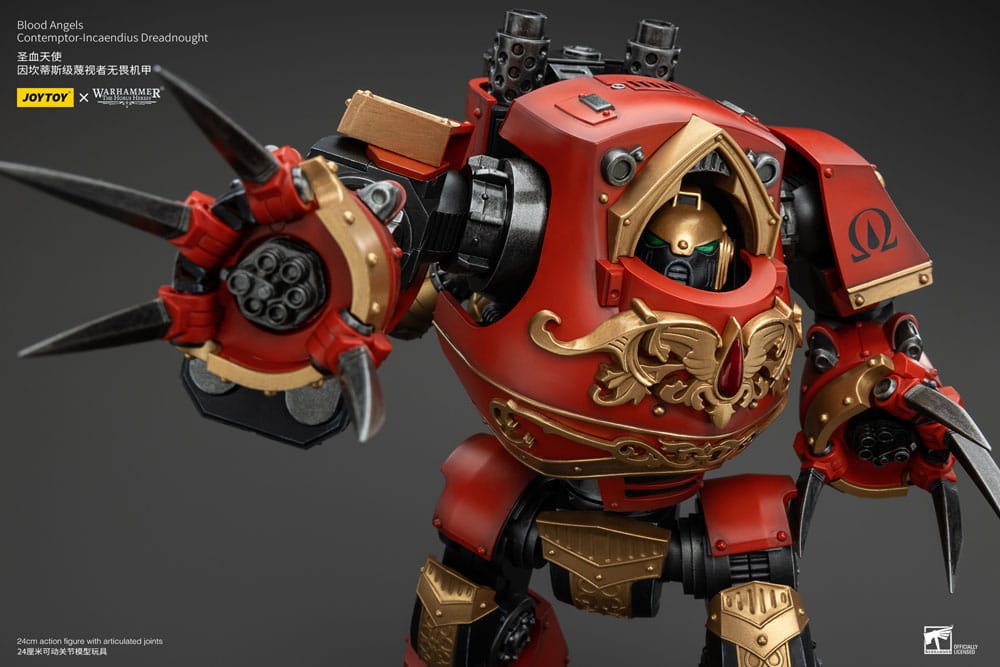 Warhammer The Horus Heresy Actionfigur 1/18 Blood Angels Contemptor-Incaendius Dreadnought 24 cm          - Versand: 5-7 Tage nach Bestellung