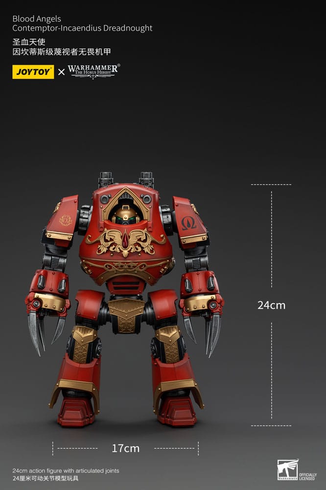 Warhammer The Horus Heresy Actionfigur 1/18 Blood Angels Contemptor-Incaendius Dreadnought 24 cm          - Versand: 5-7 Tage nach Bestellung