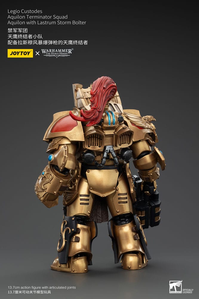 Warhammer The Horus Heresy Actionfigur 1/18 Legio Custodes Aquilon Terminator Squad Aquilon with Lastrum Storm Bolter 14 cm         - Versand: 5-7 Tage nach Bestellung
