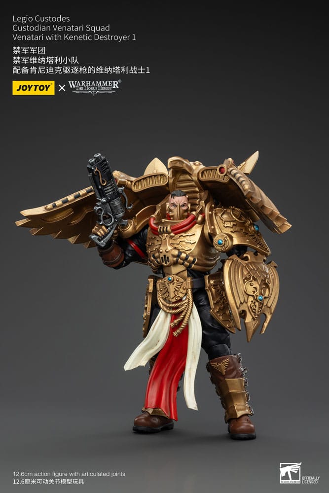 Warhammer The Horus Heresy Actionfigur 1/18 Legio Custodes Custodian Venatari Squad Venatari with Kenetic Destroyer 1 13 cm         - Versand: 5-7 Tage nach Bestellung