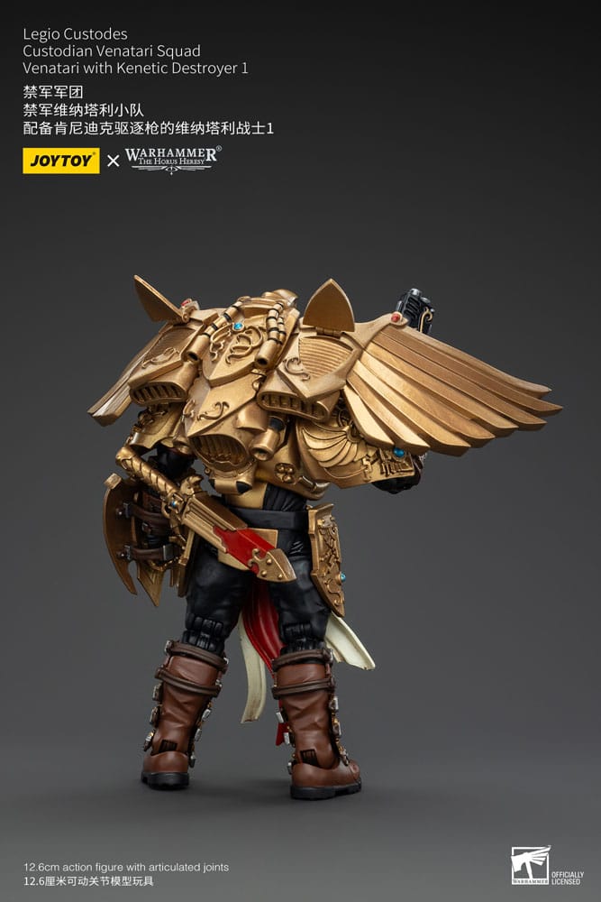Warhammer The Horus Heresy Actionfigur 1/18 Legio Custodes Custodian Venatari Squad Venatari with Kenetic Destroyer 1 13 cm         - Versand: 5-7 Tage nach Bestellung