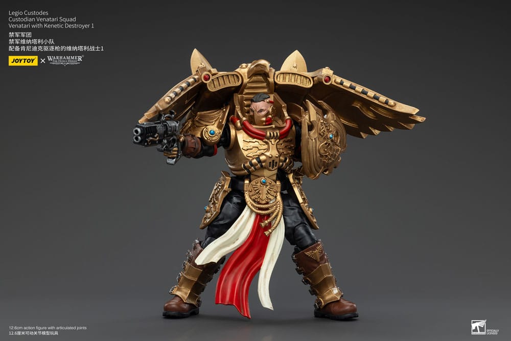 Warhammer The Horus Heresy Actionfigur 1/18 Legio Custodes Custodian Venatari Squad Venatari with Kenetic Destroyer 1 13 cm         - Versand: 5-7 Tage nach Bestellung