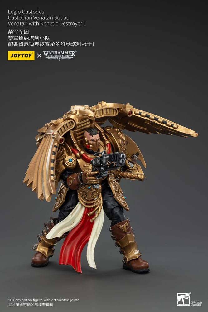 Warhammer The Horus Heresy Actionfigur 1/18 Legio Custodes Custodian Venatari Squad Venatari with Kenetic Destroyer 1 13 cm         - Versand: 5-7 Tage nach Bestellung
