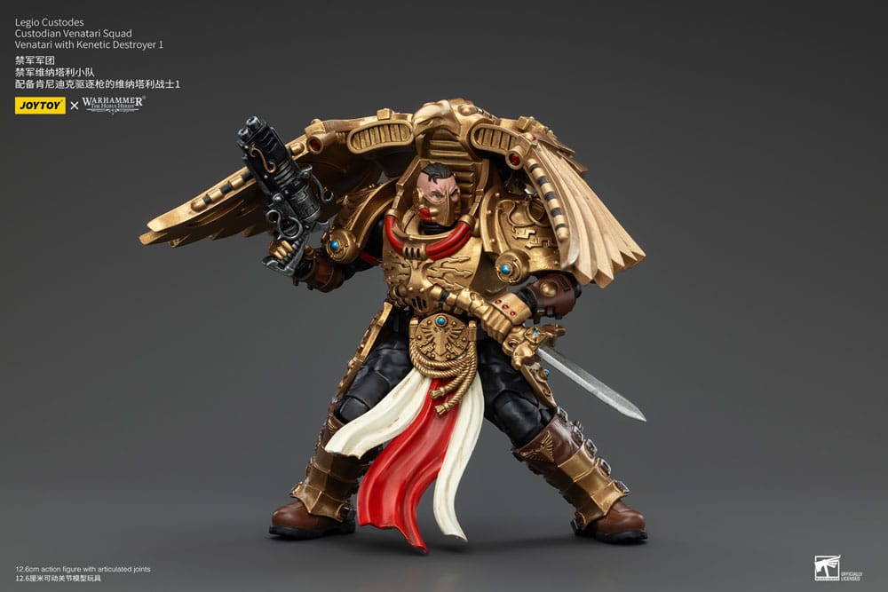 Warhammer The Horus Heresy Actionfigur 1/18 Legio Custodes Custodian Venatari Squad Venatari with Kenetic Destroyer 1 13 cm         - Versand: 5-7 Tage nach Bestellung