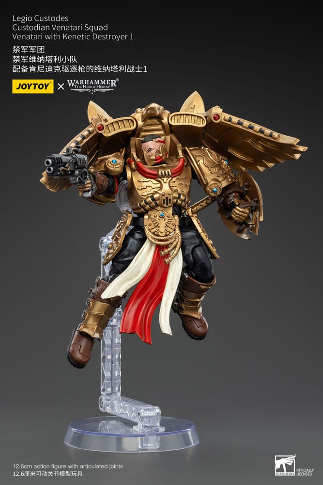 Warhammer The Horus Heresy Actionfigur 1/18 Legio Custodes Custodian Venatari Squad Venatari with Kenetic Destroyer 1 13 cm         - Versand: 5-7 Tage nach Bestellung