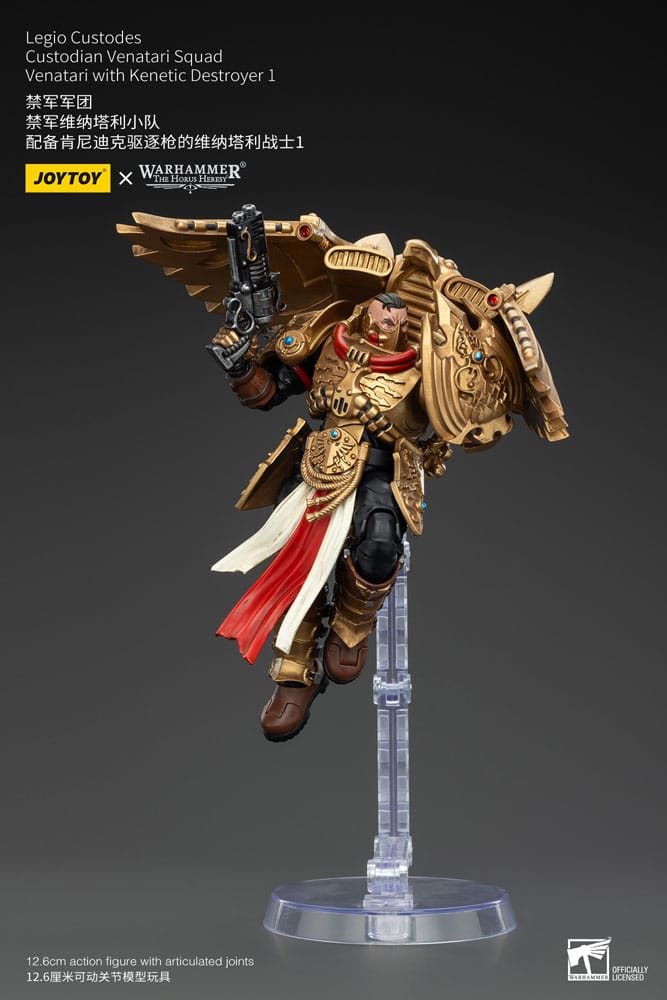 Warhammer The Horus Heresy Actionfigur 1/18 Legio Custodes Custodian Venatari Squad Venatari with Kenetic Destroyer 1 13 cm         - Versand: 5-7 Tage nach Bestellung