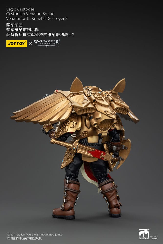 Warhammer The Horus Heresy Actionfigur 1/18 Legio Custodes Custodian Venatari Squad Venatari with Kenetic Destroyer 2 13 cm         - Versand: 5-7 Tage nach Bestellung