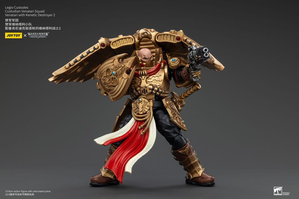 Warhammer The Horus Heresy Actionfigur 1/18 Legio Custodes Custodian Venatari Squad Venatari with Kenetic Destroyer 2 13 cm         - Versand: 5-7 Tage nach Bestellung