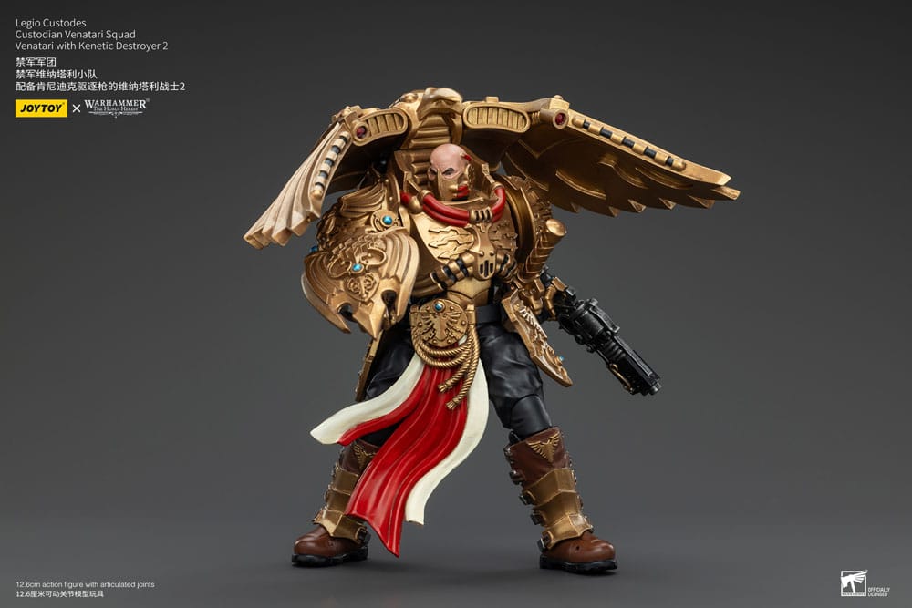 Warhammer The Horus Heresy Actionfigur 1/18 Legio Custodes Custodian Venatari Squad Venatari with Kenetic Destroyer 2 13 cm         - Versand: 5-7 Tage nach Bestellung
