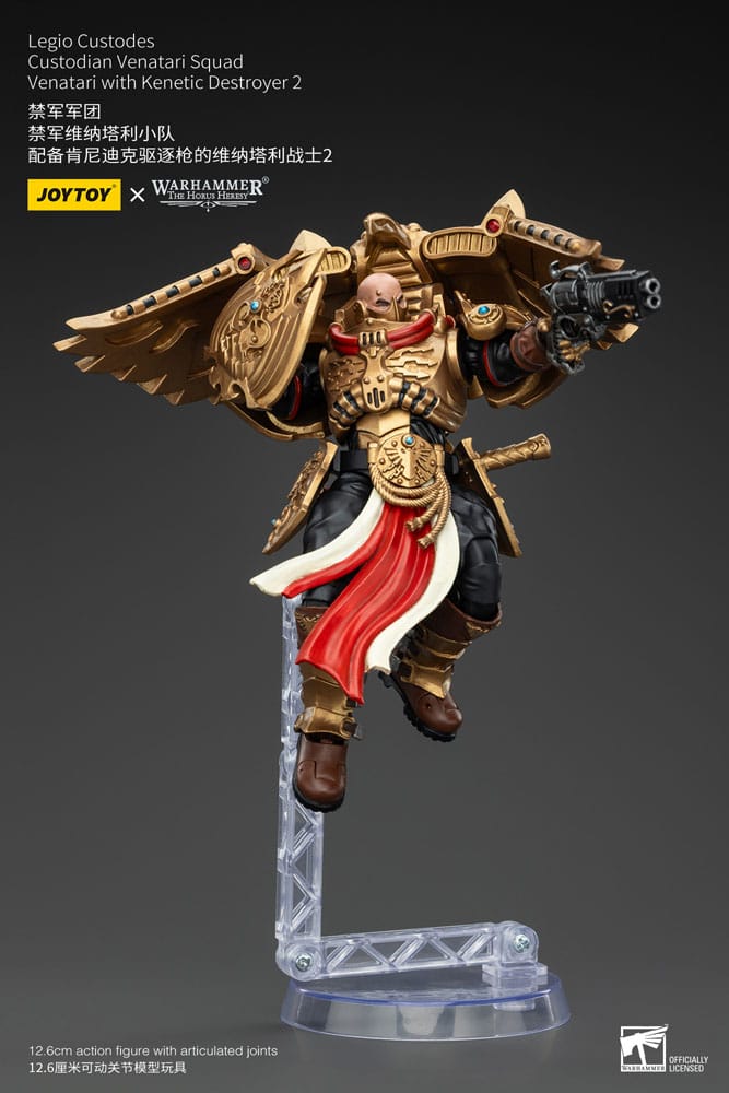 Warhammer The Horus Heresy Actionfigur 1/18 Legio Custodes Custodian Venatari Squad Venatari with Kenetic Destroyer 2 13 cm         - Versand: 5-7 Tage nach Bestellung