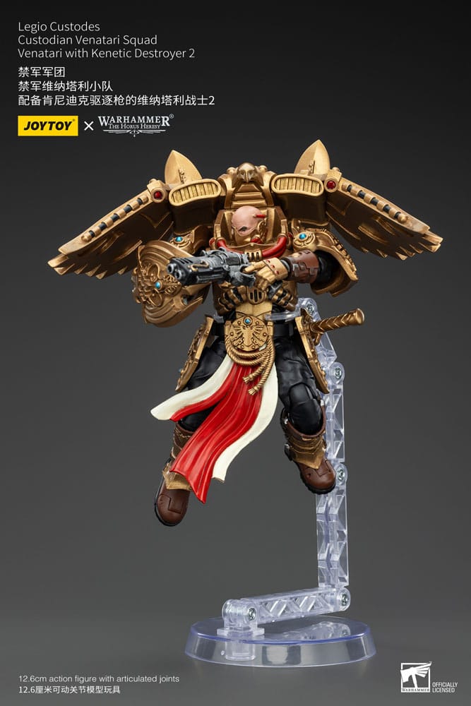 Warhammer The Horus Heresy Actionfigur 1/18 Legio Custodes Custodian Venatari Squad Venatari with Kenetic Destroyer 2 13 cm         - Versand: 5-7 Tage nach Bestellung