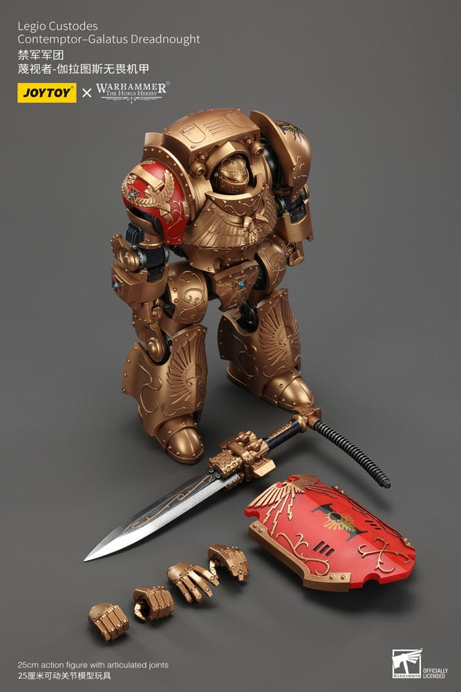 Warhammer The Horus Heresy Action Figure Legio Custodes Contemptor-Galatus Dreadnought 25 cm - Versand: 5-7 Tage nach Bestellung