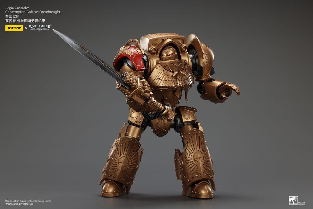 Warhammer The Horus Heresy Action Figure Legio Custodes Contemptor-Galatus Dreadnought 25 cm - Versand: 5-7 Tage nach Bestellung