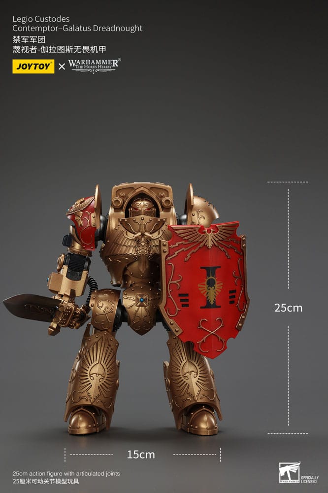 Warhammer The Horus Heresy Action Figure Legio Custodes Contemptor-Galatus Dreadnought 25 cm - Versand: 5-7 Tage nach Bestellung
