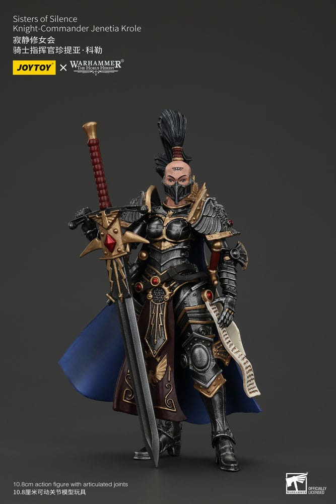 Warhammer The Horus Heresy Actionfigur Sisters of SilenceKnight-Commander Jenetia Krole 19 cm - Versand: 5-7 Tage nach Bestellung