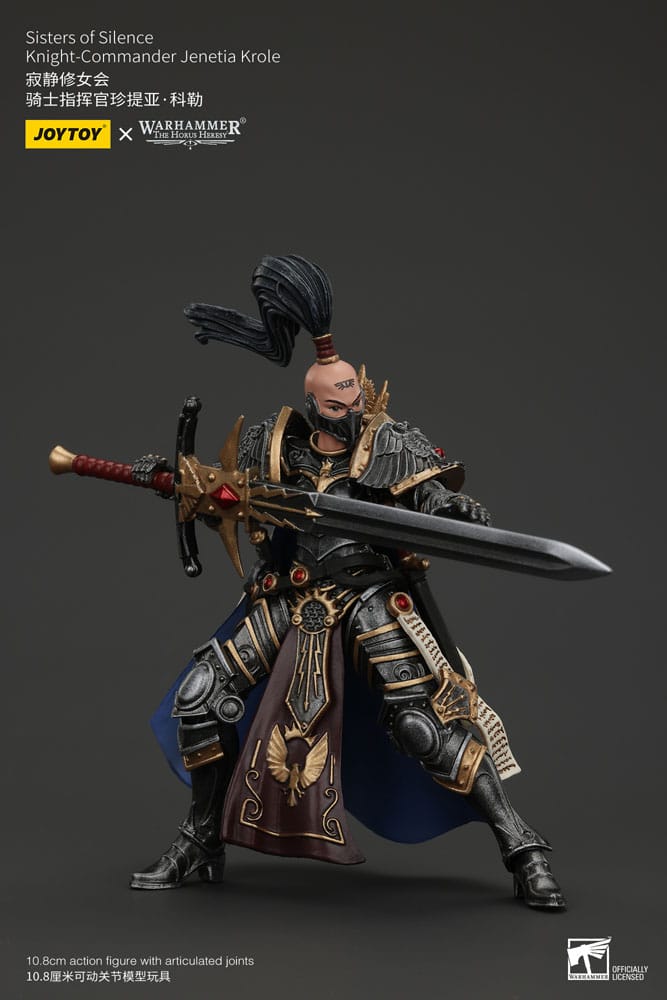 Warhammer The Horus Heresy Actionfigur Sisters of SilenceKnight-Commander Jenetia Krole 19 cm - Versand: 5-7 Tage nach Bestellung